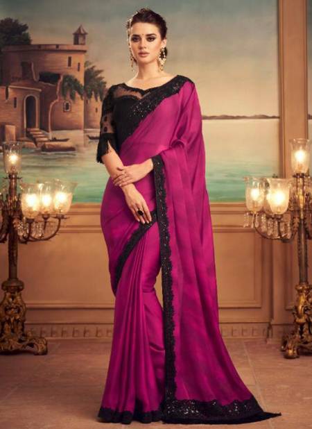 Pink Colour TFH SILVER SCREEN 15th EDITION Fancy Heavy Party Wear Mix Silk Stylish Designer Saree Collection 25003